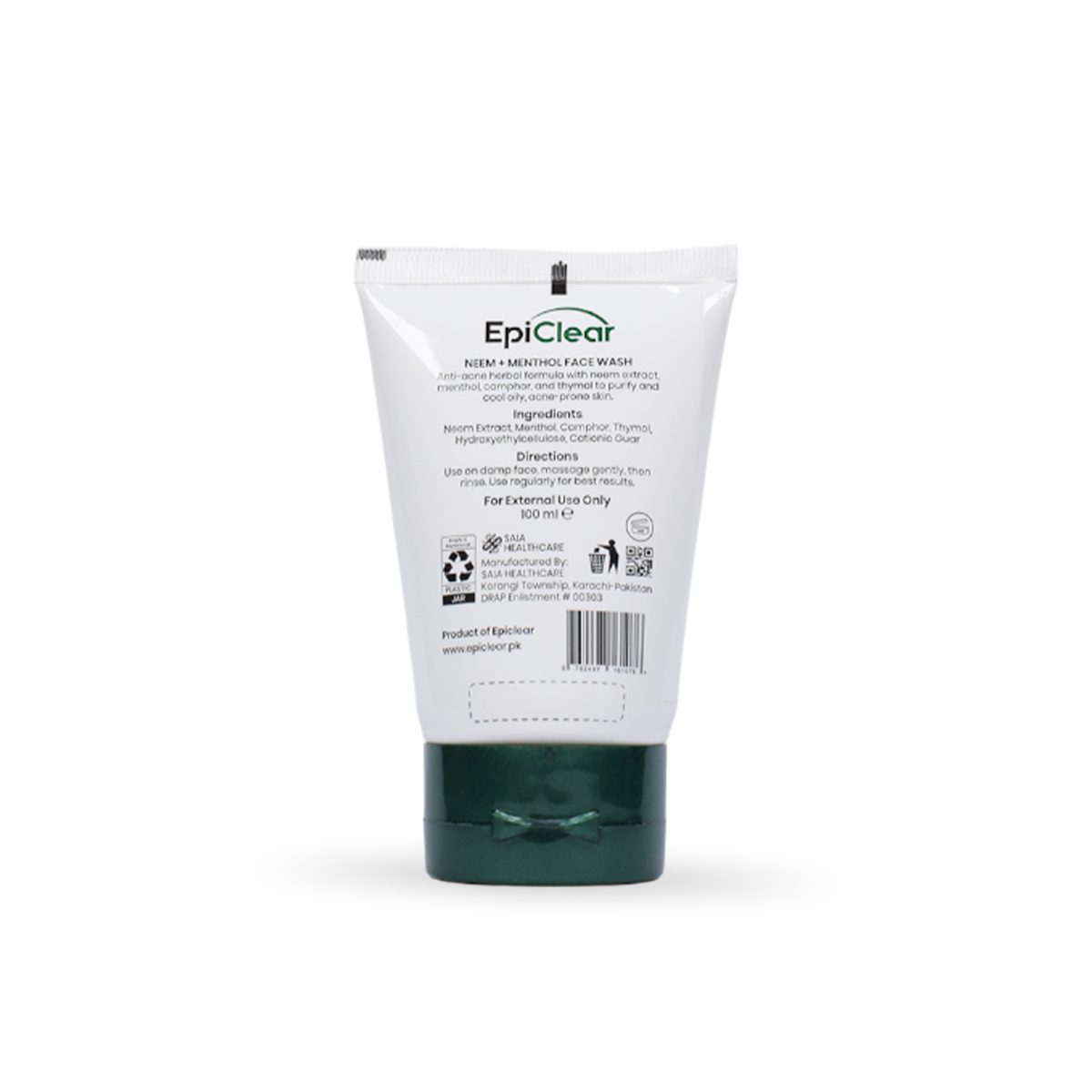 Neem + Menthol Face Wash with Camphor (100 ml) - Image 2