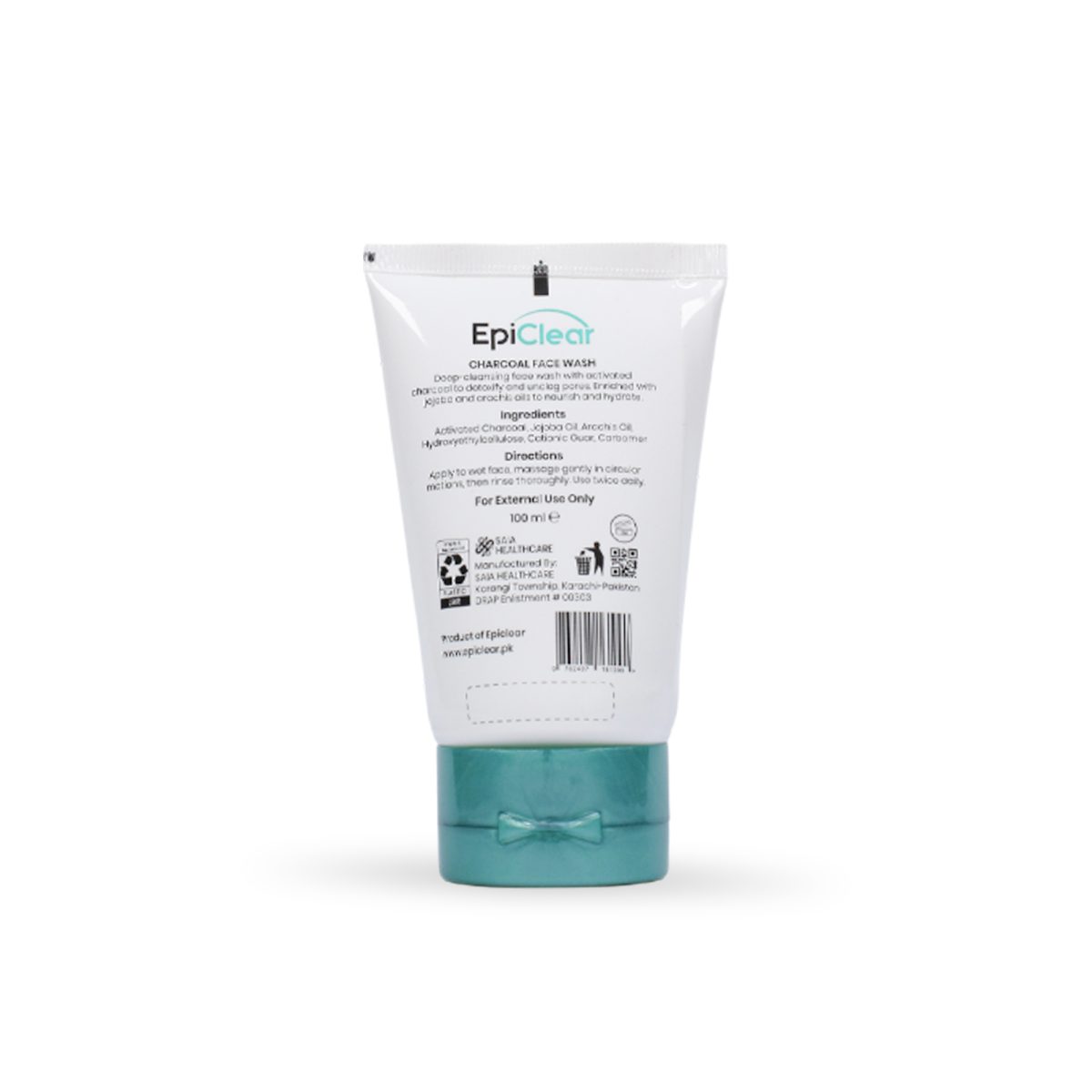 Tar Face Wash with Charcoal + Oils (100 ml) - Image 2