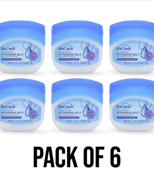 WHITE PETROLEUM JELLY 50g (PACK OF 6)