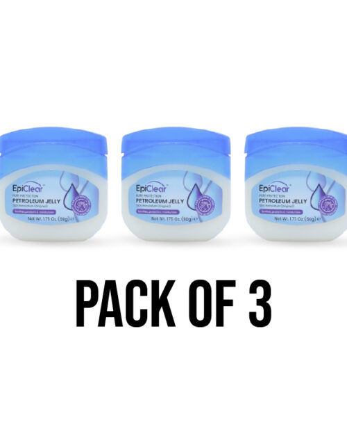 WHITE PETROLEUM JELLY 50g (PACK OF 3)