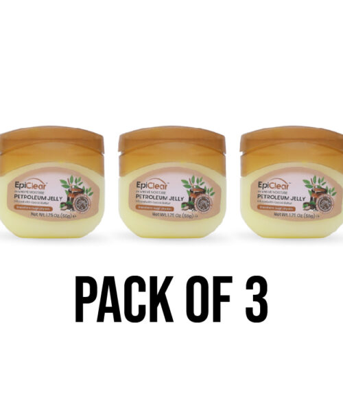 INTENSIVE MOISTURE PETROLEUM JELLY INFUSED WITH COCOA BUTTER 50g (PACK OF 3)