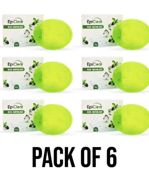 Neem + Menthol Soap (Pack of 6)
