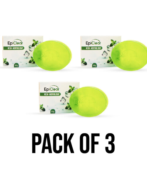 Neem + Menthol Soap (Pack of 3)