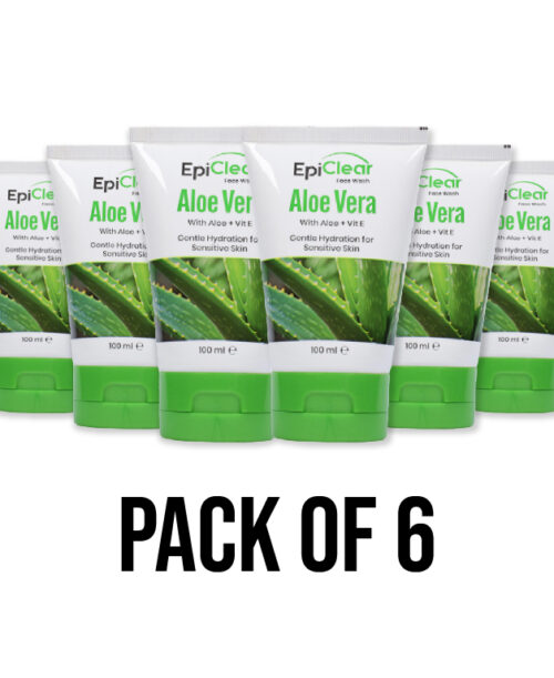 Aloe Vera Face Wash with Aloe + Vit E (Pack of 6)