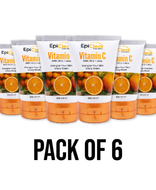 Vitamin C Face Wash with Vit C + Aloe (Pack of 6)